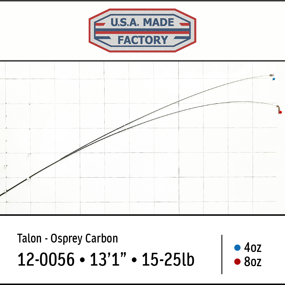 Talon 15-25lb - 13'1" - 2pc - Carbon - 6 Power