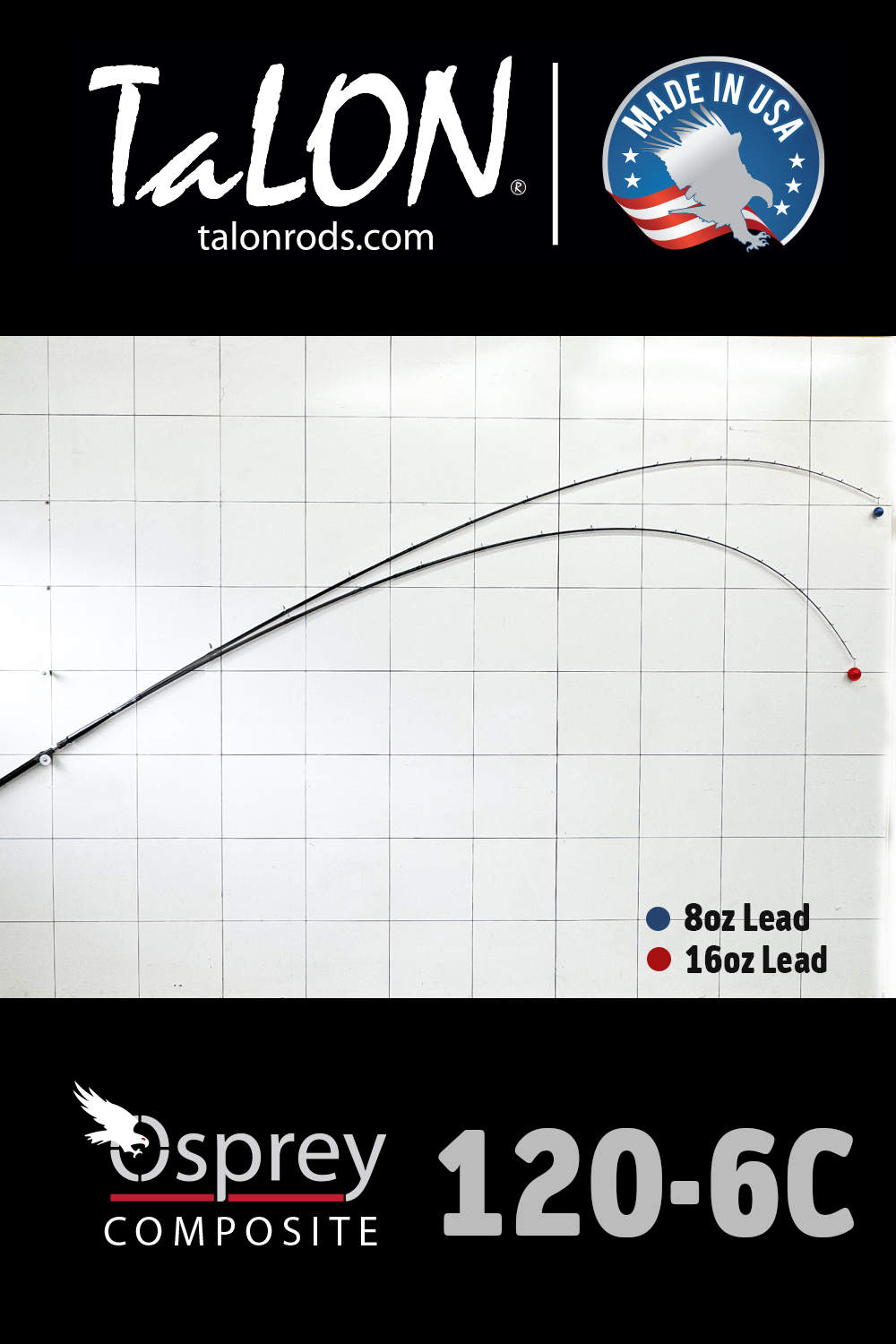 12-0087B • 15-50lb | 12' | Composite - D.I.Y. ROD BLANK