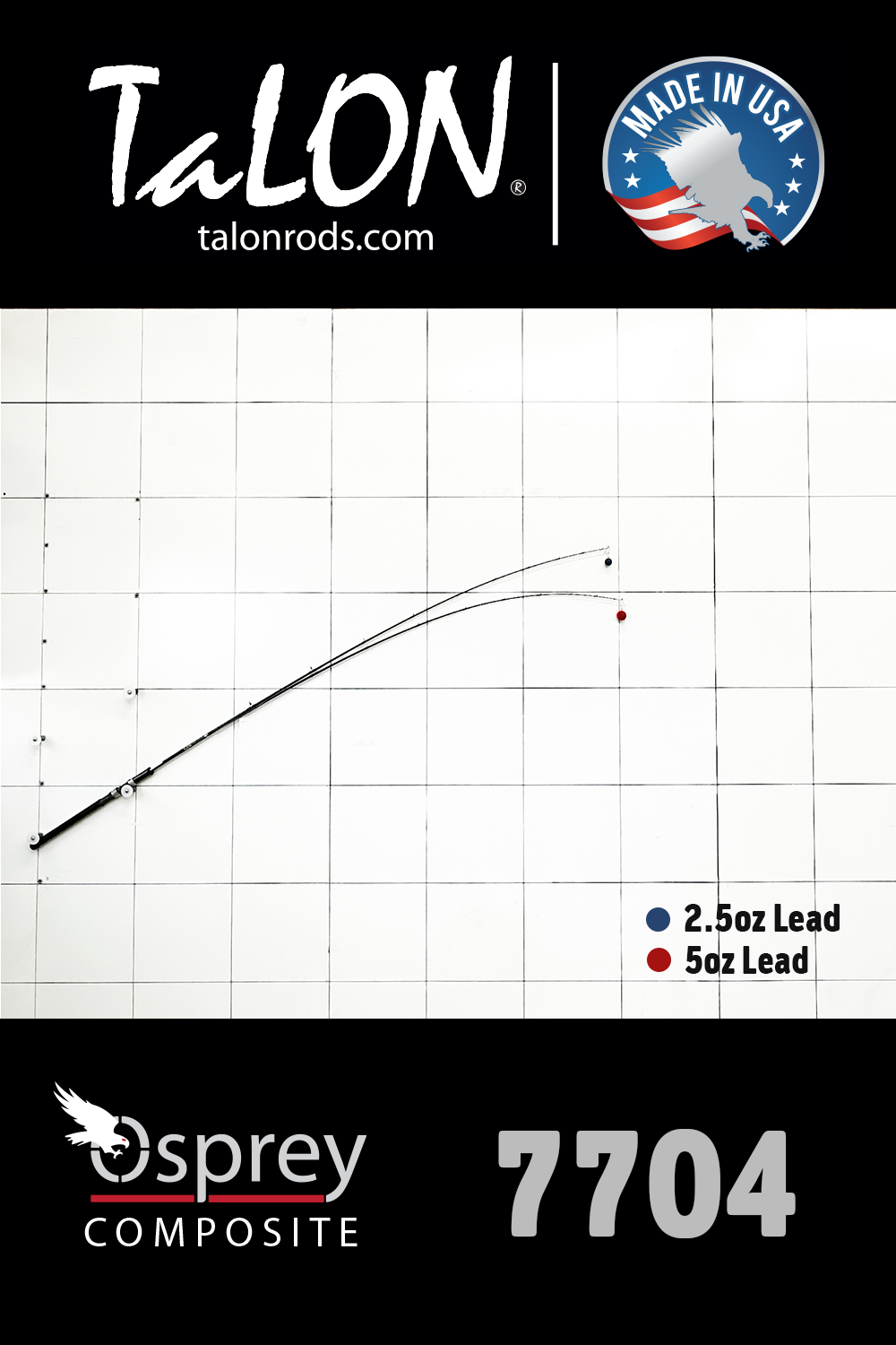 7704B • 10-20lb | 7'5" | Composite - D.I.Y. ROD BLANK