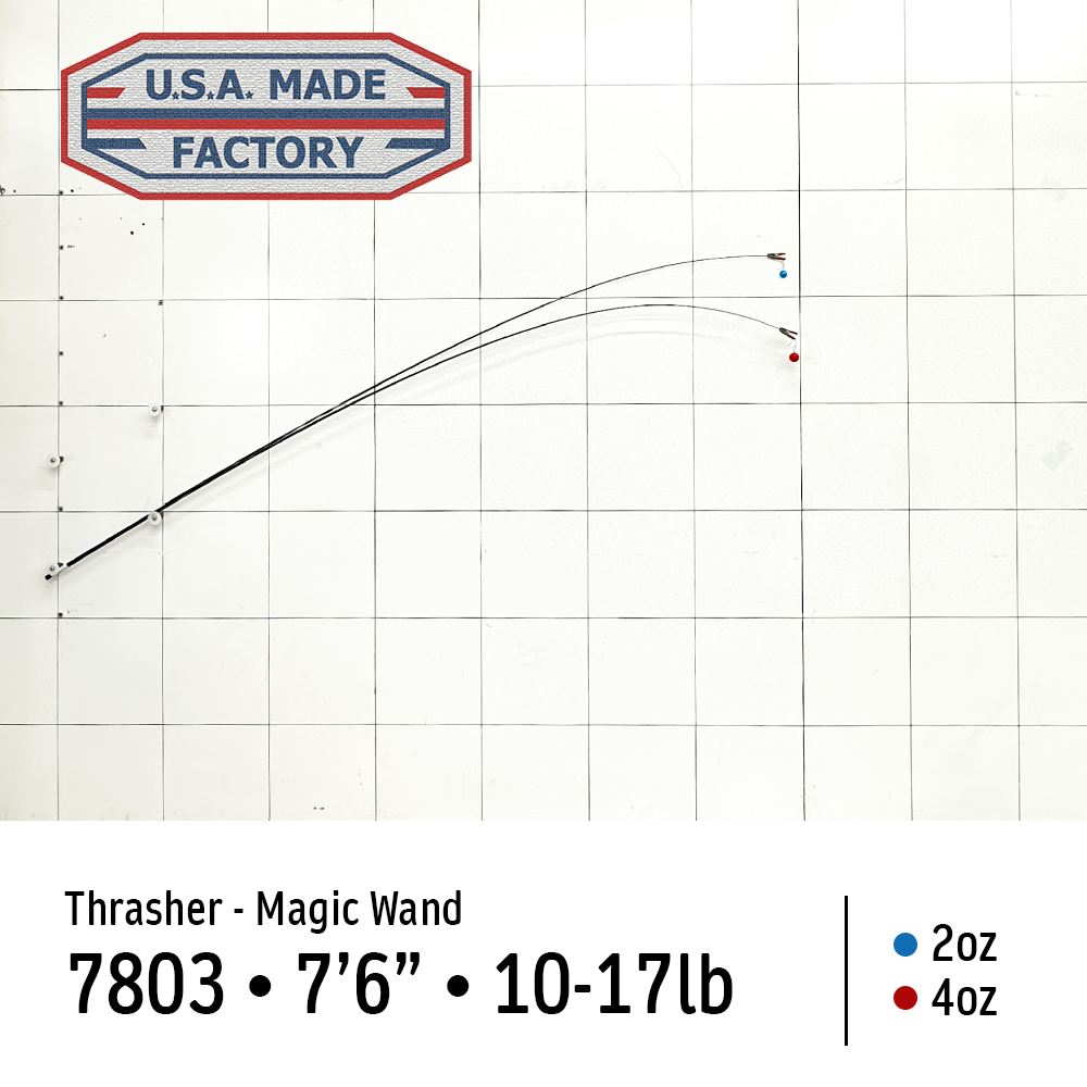 7803 SJ | 10-17lb | 1pc | Composite | 6'6" - 7' - 7'6"
