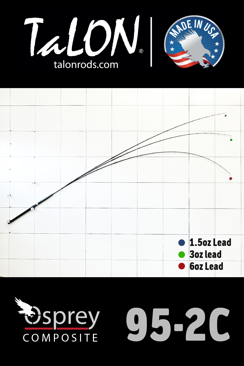 12-0187B • 6-12lb | 9'5" | Composite (Plug Blank) - D.I.Y. ROD BLANK