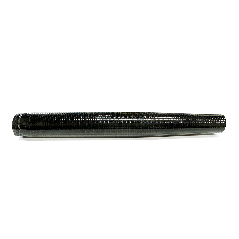 ID .970" • OD1.05" - 6" Black Glass Tapered Tube | *PARTIAL TRIMMED*