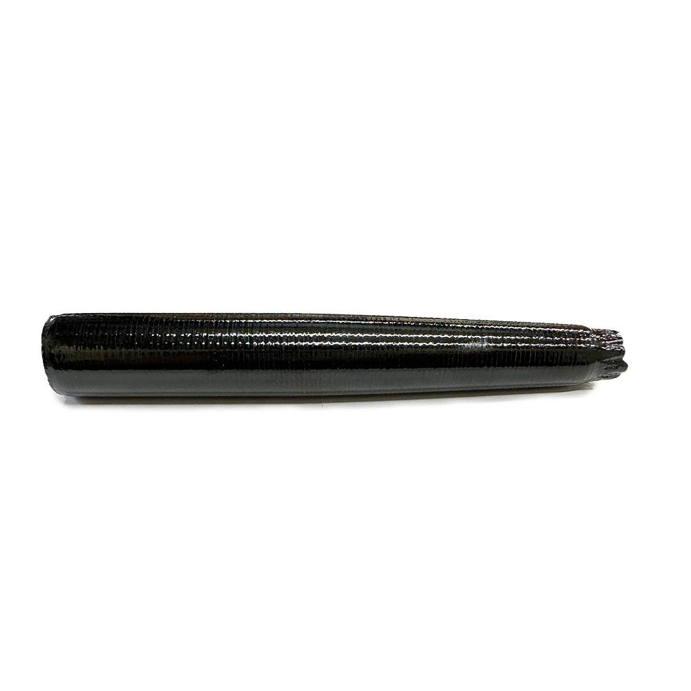 ID 22mm • 7" Black Glass Tapered Tube | *PART NOT TRIMMED*