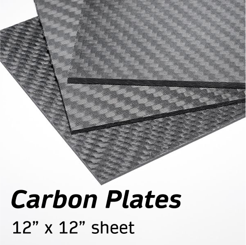12"x12” - Carbon Fiber Flat Plate