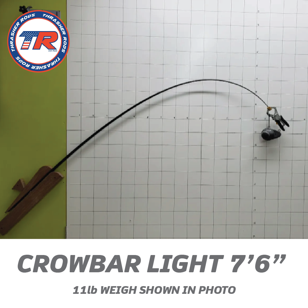 Thrasher Crowbar Light - 30-80lbs - 7'6" - 1pc - Carbon - MF