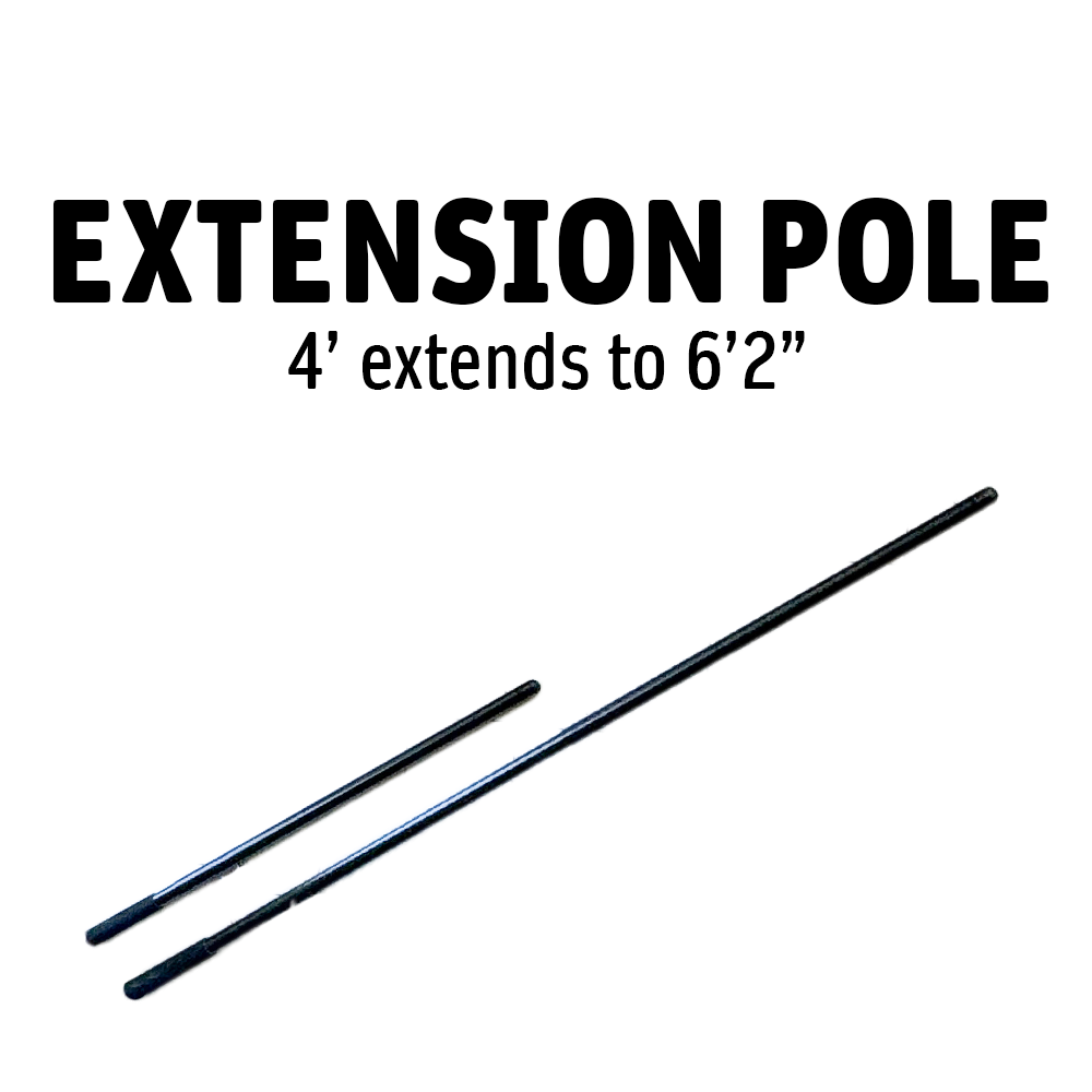 Extendable Pole (Short) - 4' - 6'2"