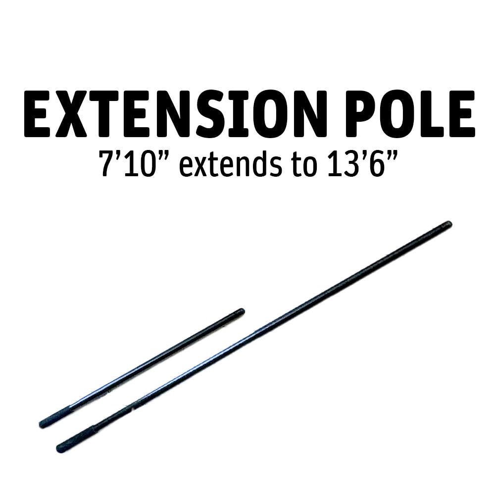 Extendable Pole (Extra Long) - 7'10" - 13'6"