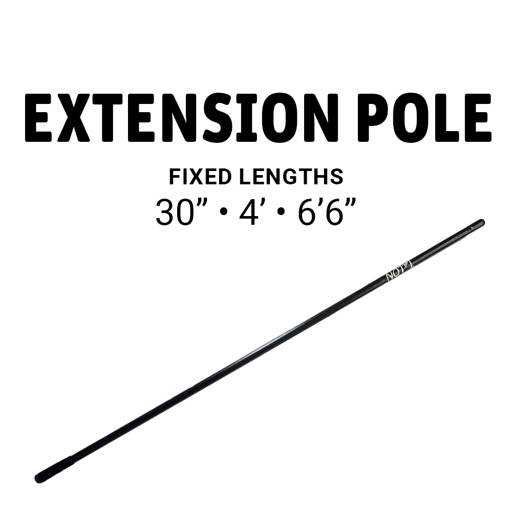 Composite Extension Pole - Fixed Lengths: 30" · 4' · 6'6"