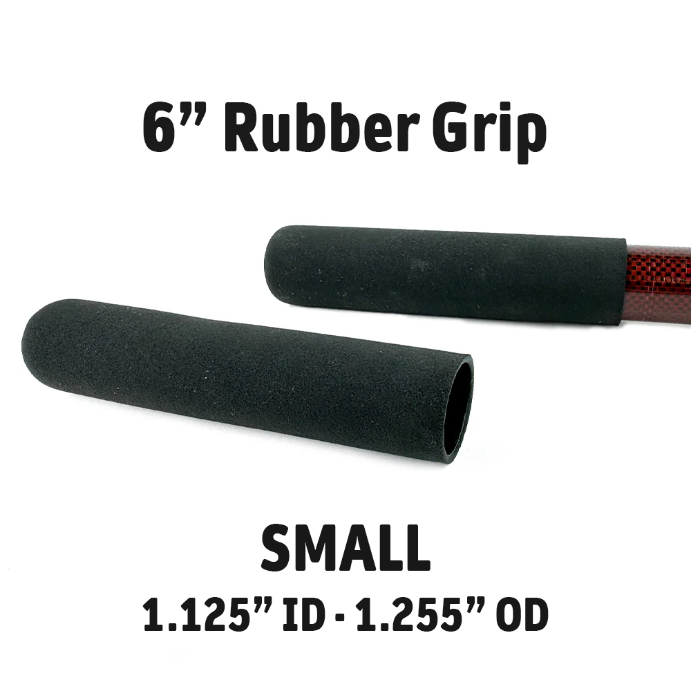 6" Rubber Handle - Small | 1 1/8" Diameter