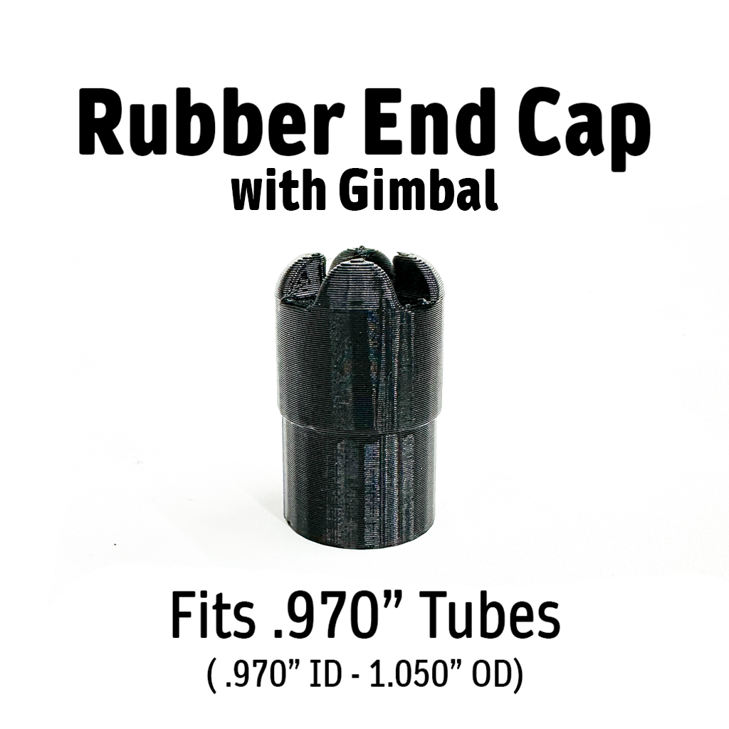 Rubber Gimbal End Cap - .970"
