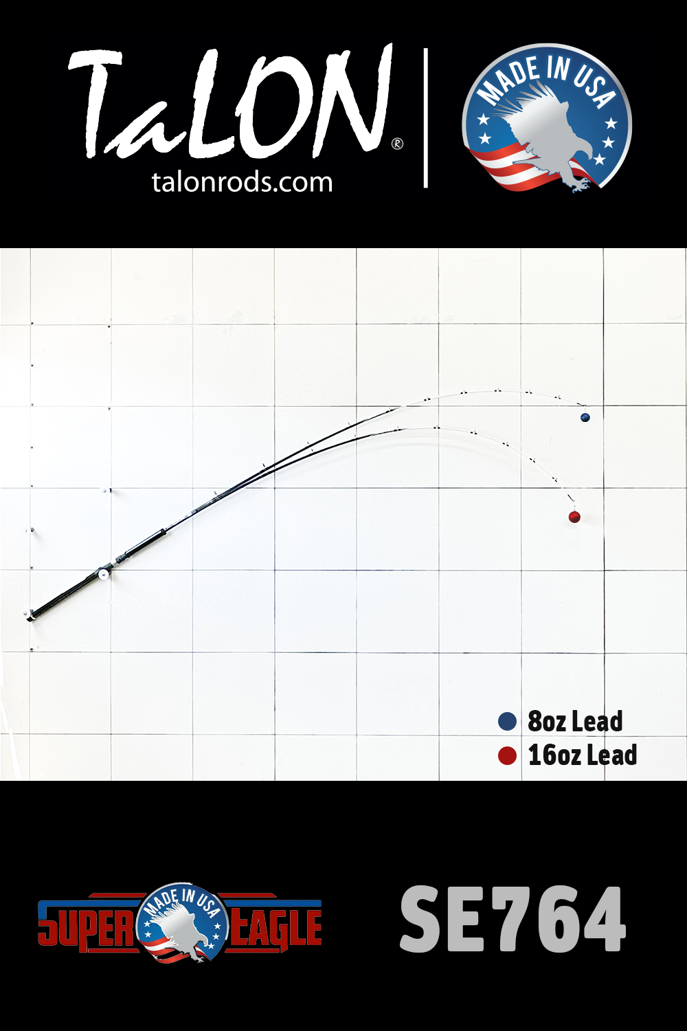12-271B • 15-40lb | 7'6" | Fiberglass - D.I.Y. ROD BLANK