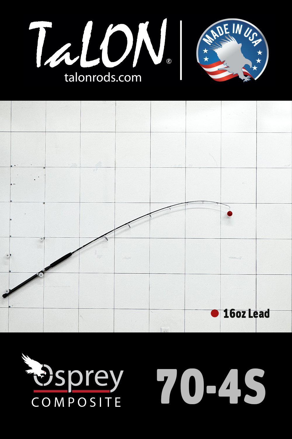 12-0104B (R-74) • 20-60lb | 7' | Osprey Composite - D.I.Y. ROD BLANK
