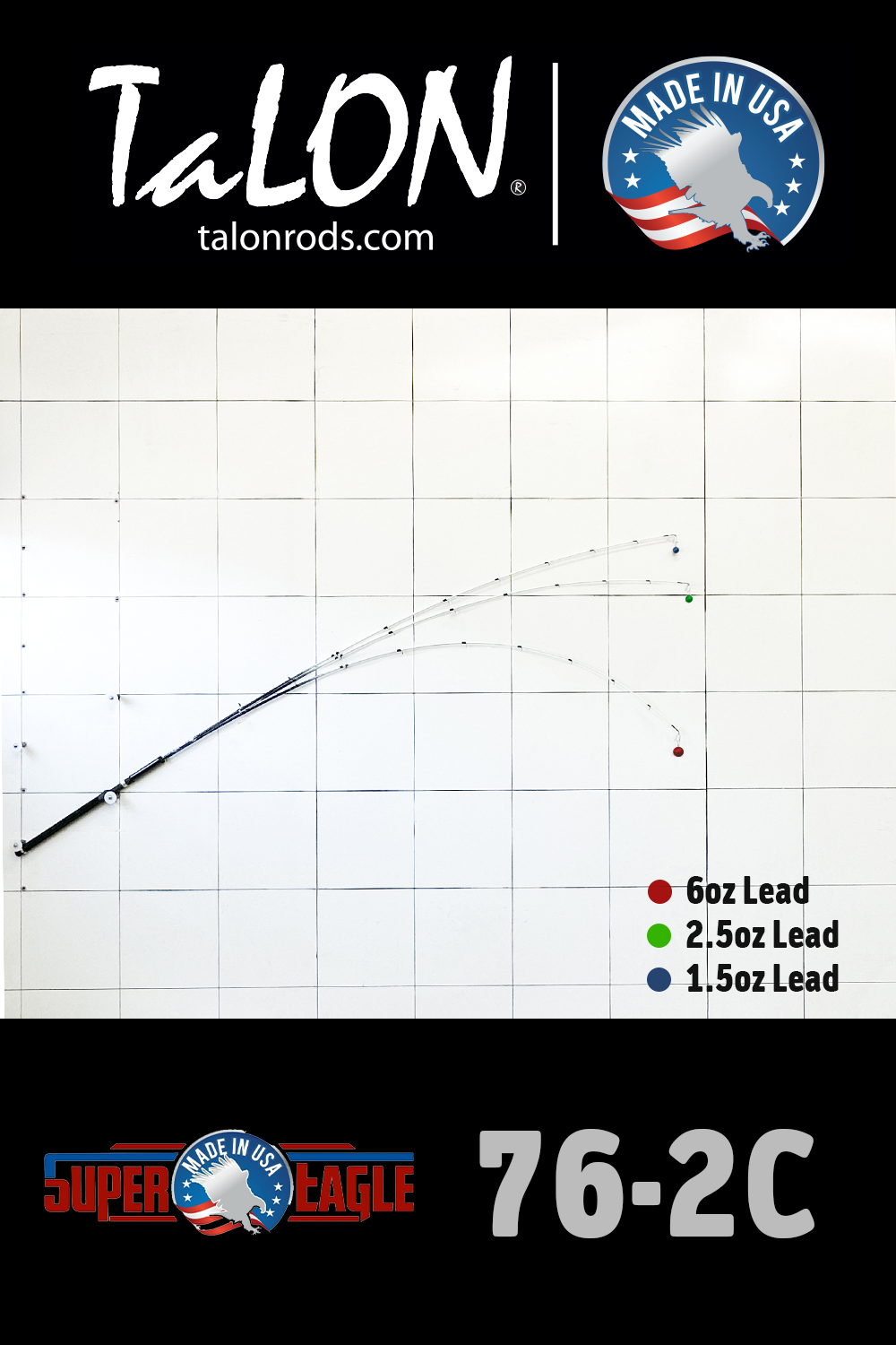 12-0151B • 4-10lb | 6'9" | Fiberglass - D.I.Y. ROD BLANK