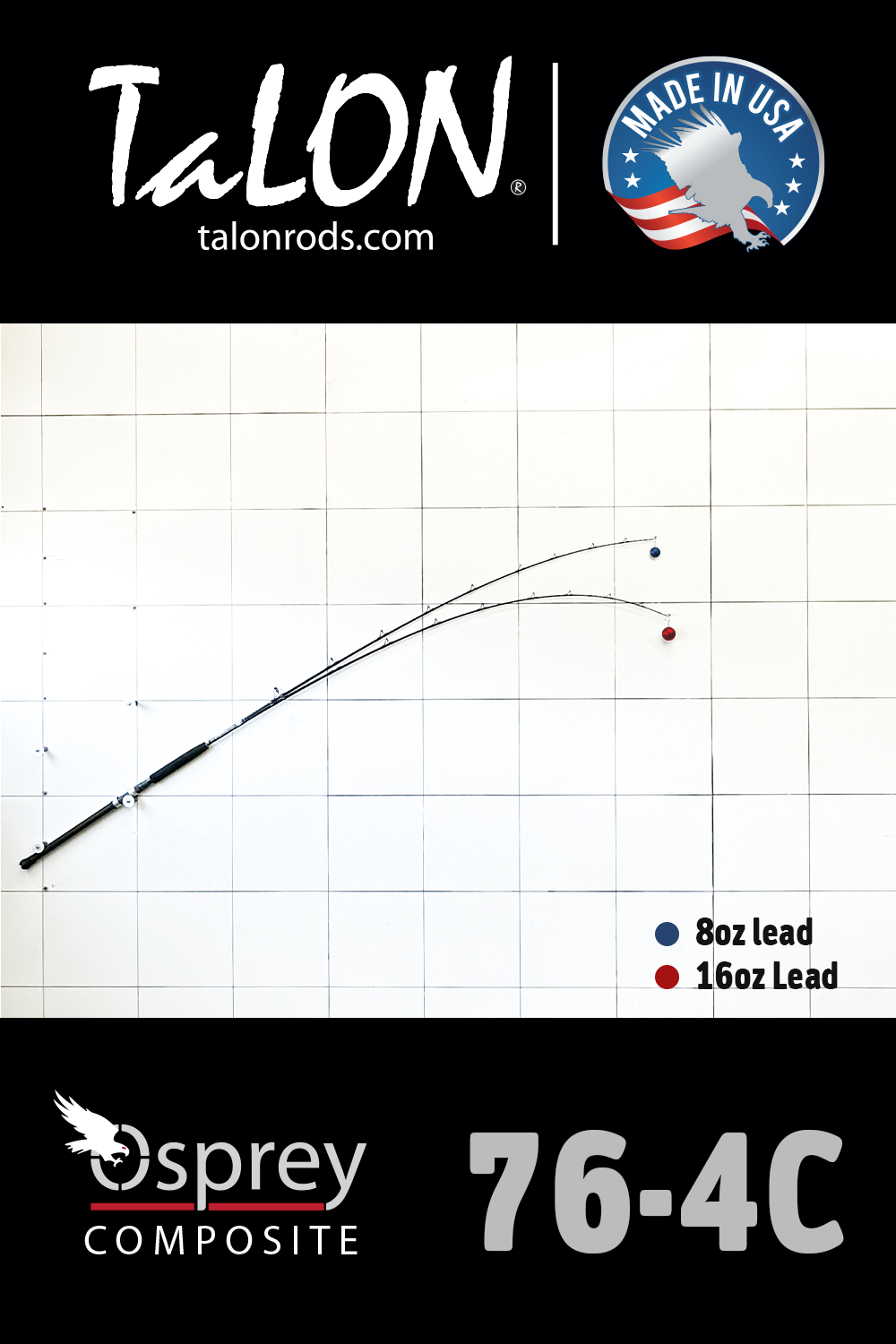 12-0111B (R-84) • 20-60lb | 7'10" | Osprey Composite - D.I.Y. ROD BLANK