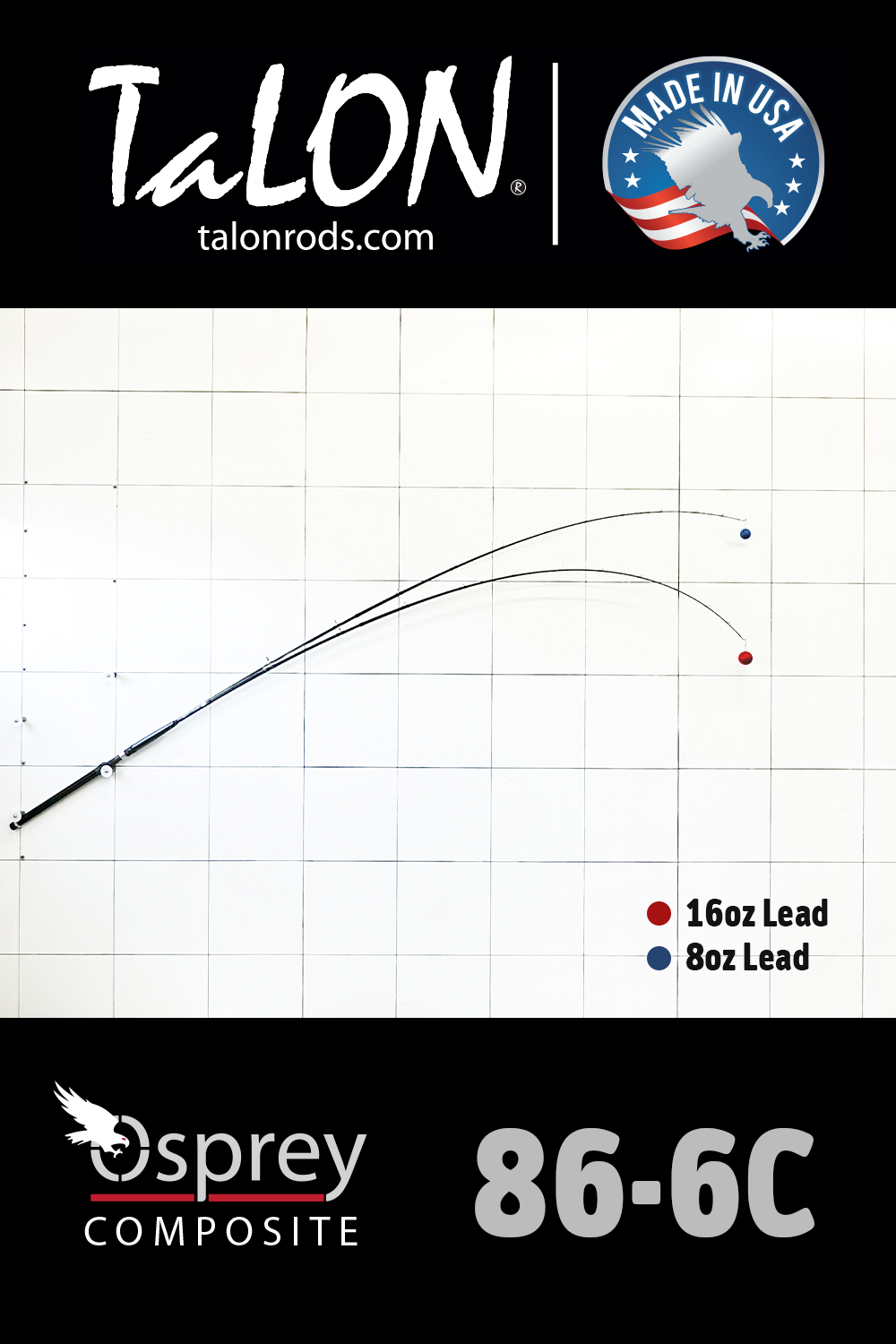 12-0186B • 15-50lb | 8'6" | Composite - D.I.Y. ROD BLANK