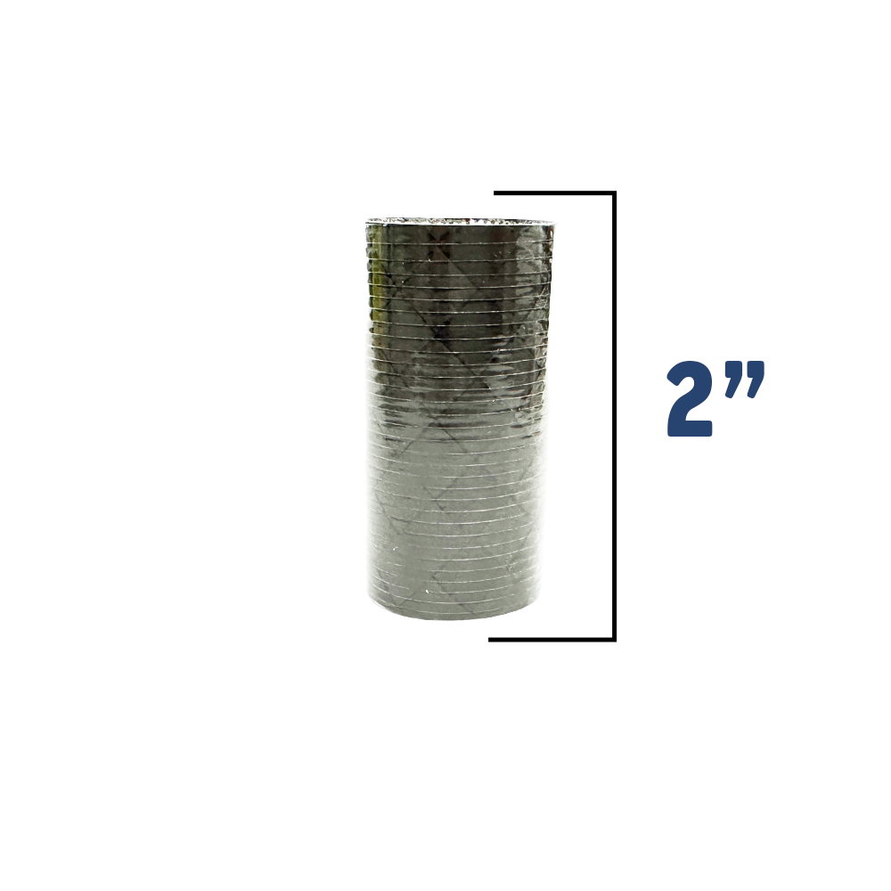 2" Parallel X-Weave Tube • ID .970 - OD 1.05"