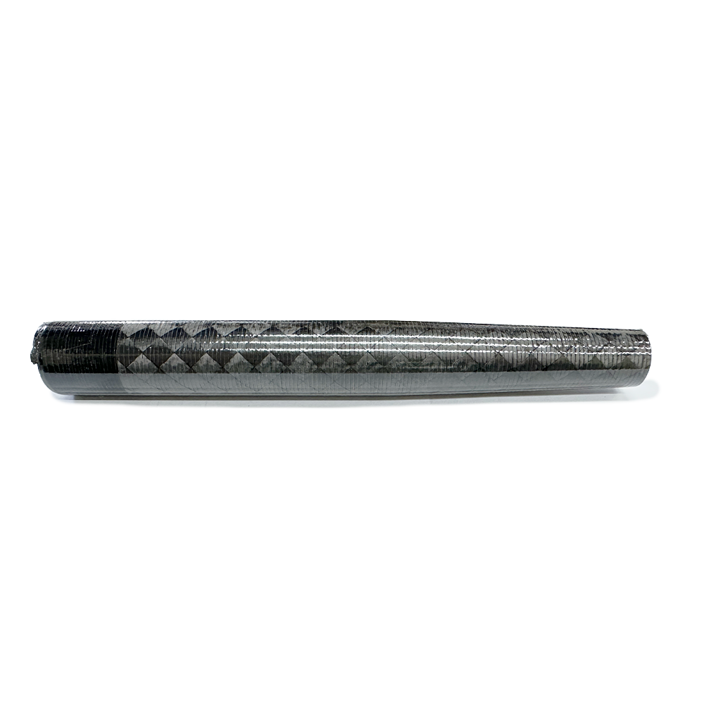 6" Tapered X-Weave Carbon Fiber Tube • ID .970" | *PARTIAL TRIMMED*
