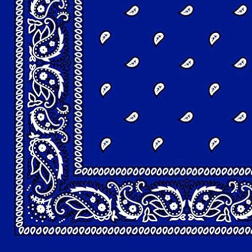 .970"ID - 1.05"OD - 19"  Long Parallel Tube - Bandana Pattern