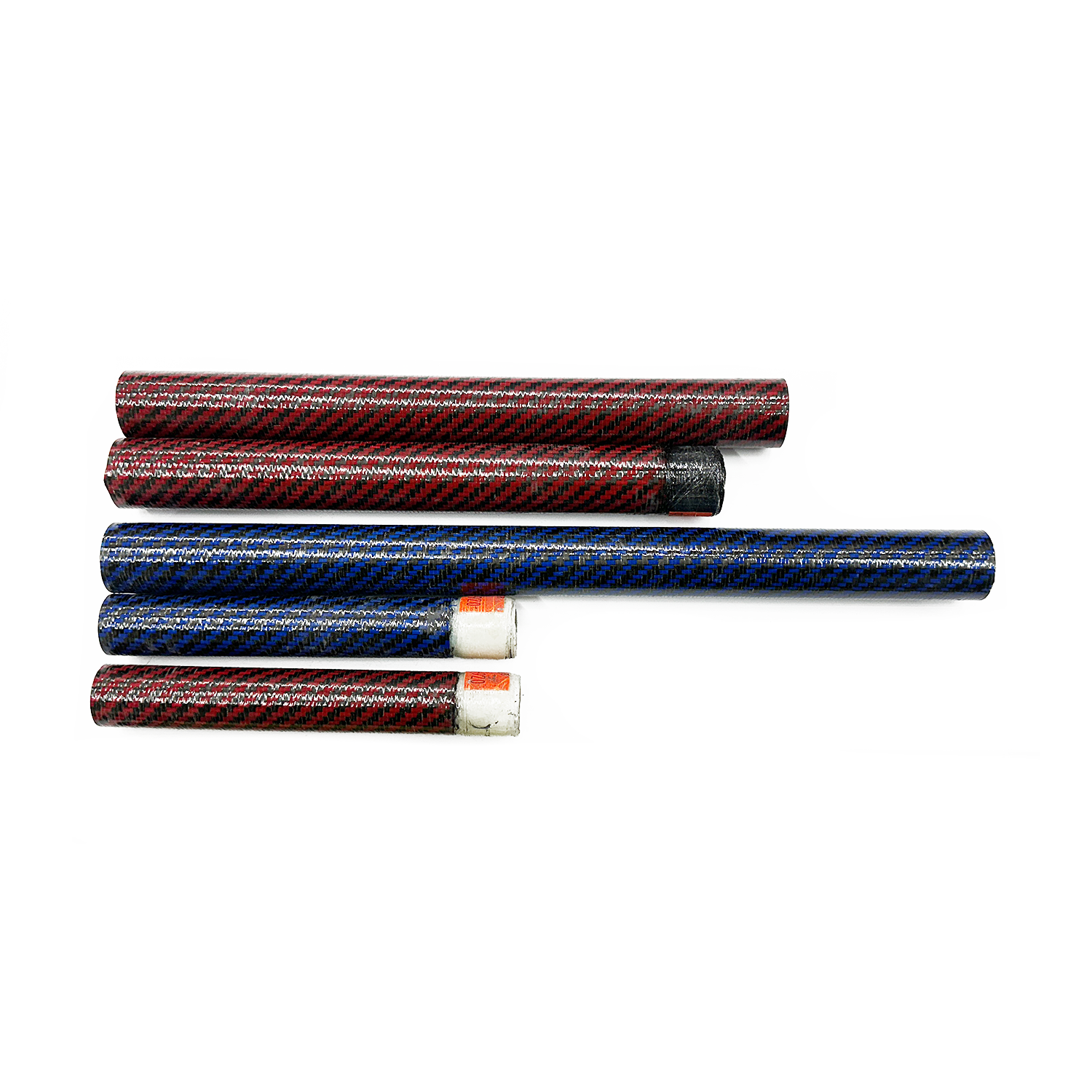 ID .970" 3K Red & Blue Tube Bundle Pack