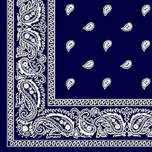 .970"ID - 1.05"OD - 19"  Long Parallel Tube - Bandana Pattern