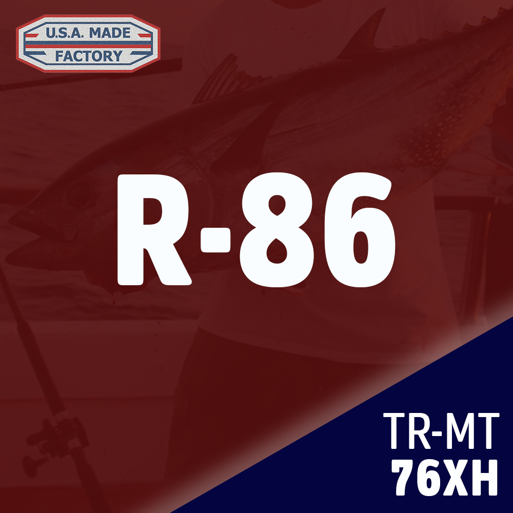 R-86 / TR-MF 76XH | 30-60lb | 7'10" · 7'6"(TR-MF) | 1pc | F