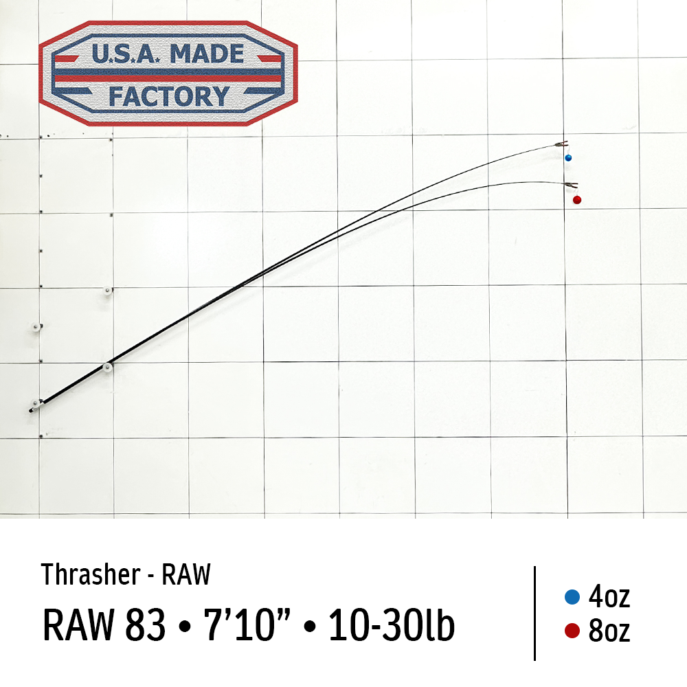 Thrasher RAW 83 | 10-30lb | 7'10" | 1pc | MF