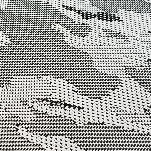 White Camo Carbon - 1x1 Meter Pre Preg Sheet